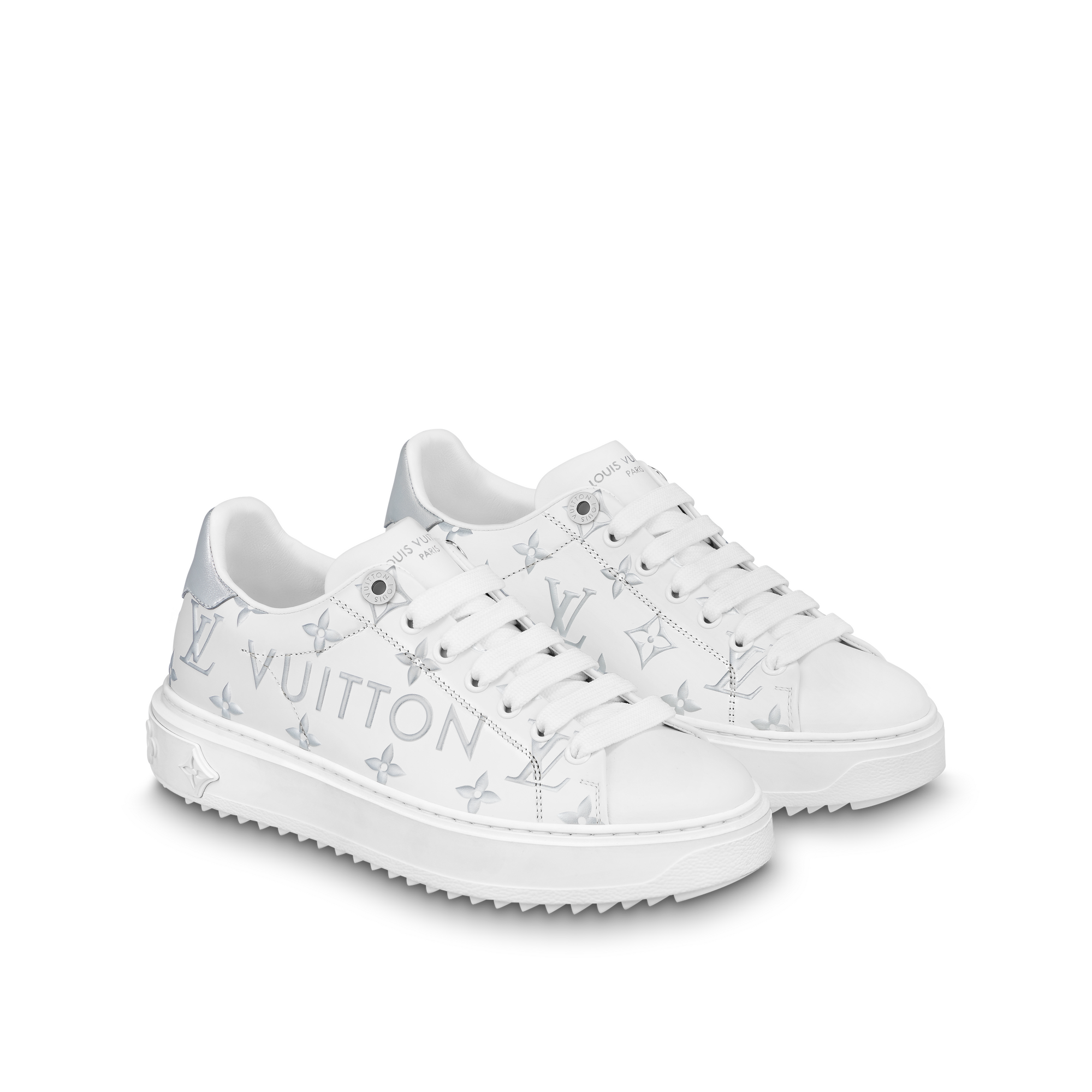 Louis vuitton clearance white sneakers womens